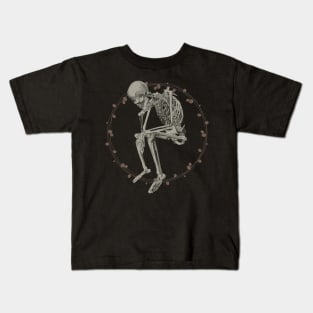 The Sad Skeleton - Skeleton Art Kids T-Shirt